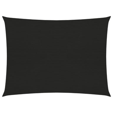 Zonnezeil 160 G/M² 3,5X4,5 M Hdpe Zwart 3.5 x 4.5 m