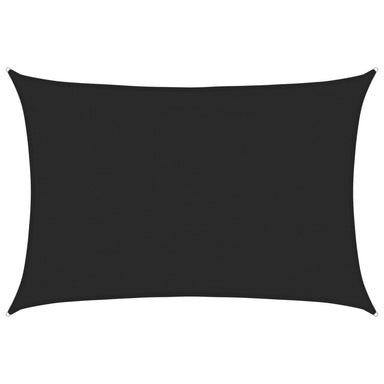 Zonnezeil 160 G/M² Hdpe Zwart 4 x 6 m