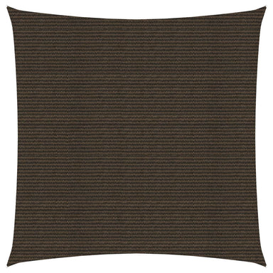 Zonnezeil 160 g/m² 2,5x2,5 m HDPE bruin