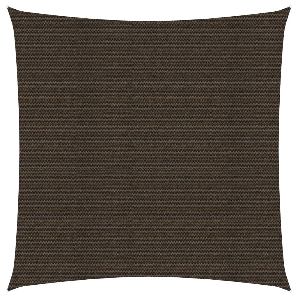 Zonnezeil 160 G/M² 3,6X3,6 M Hdpe Bruin 3.6 x 3.6 m