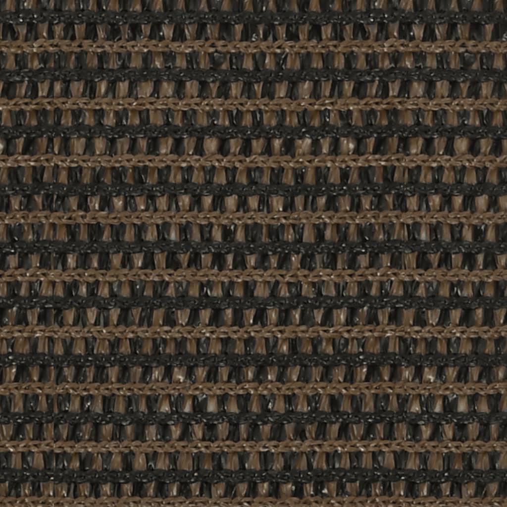 Zonnezeil 160 G/M² 3,6X3,6 M Hdpe Bruin 3.6 x 3.6 m