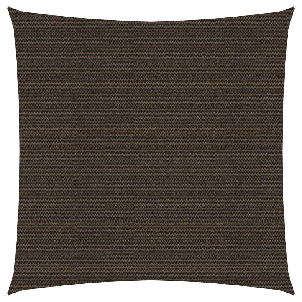 Zonnezeil 160 G/M² 4,5X4,5 M Hdpe Bruin 4.5 x 4.5 m