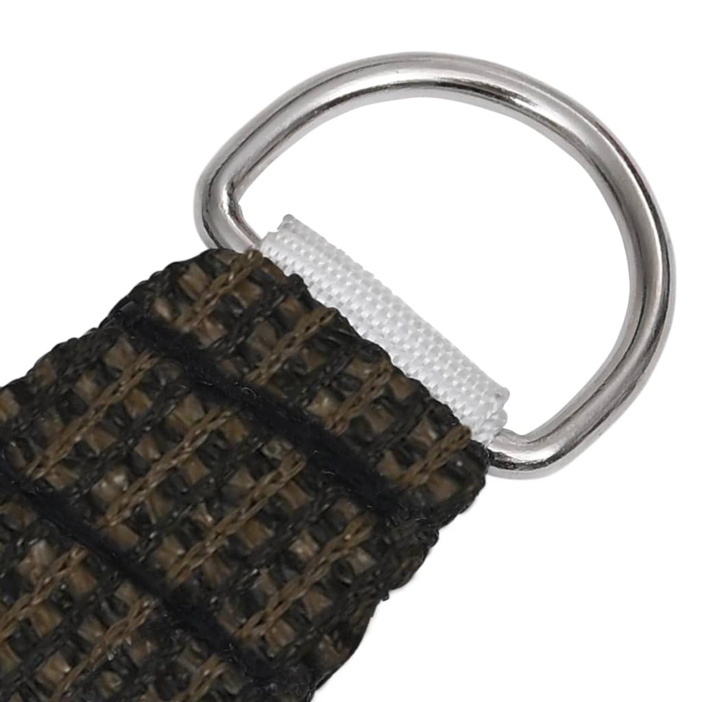 Zonnezeil 160 G/M² 4,5X4,5 M Hdpe Bruin 4.5 x 4.5 m