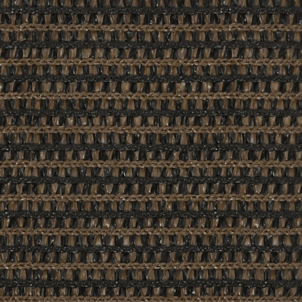 Zonnezeil 160 G/M² 4,5X4,5 M Hdpe Bruin 4.5 x 4.5 m