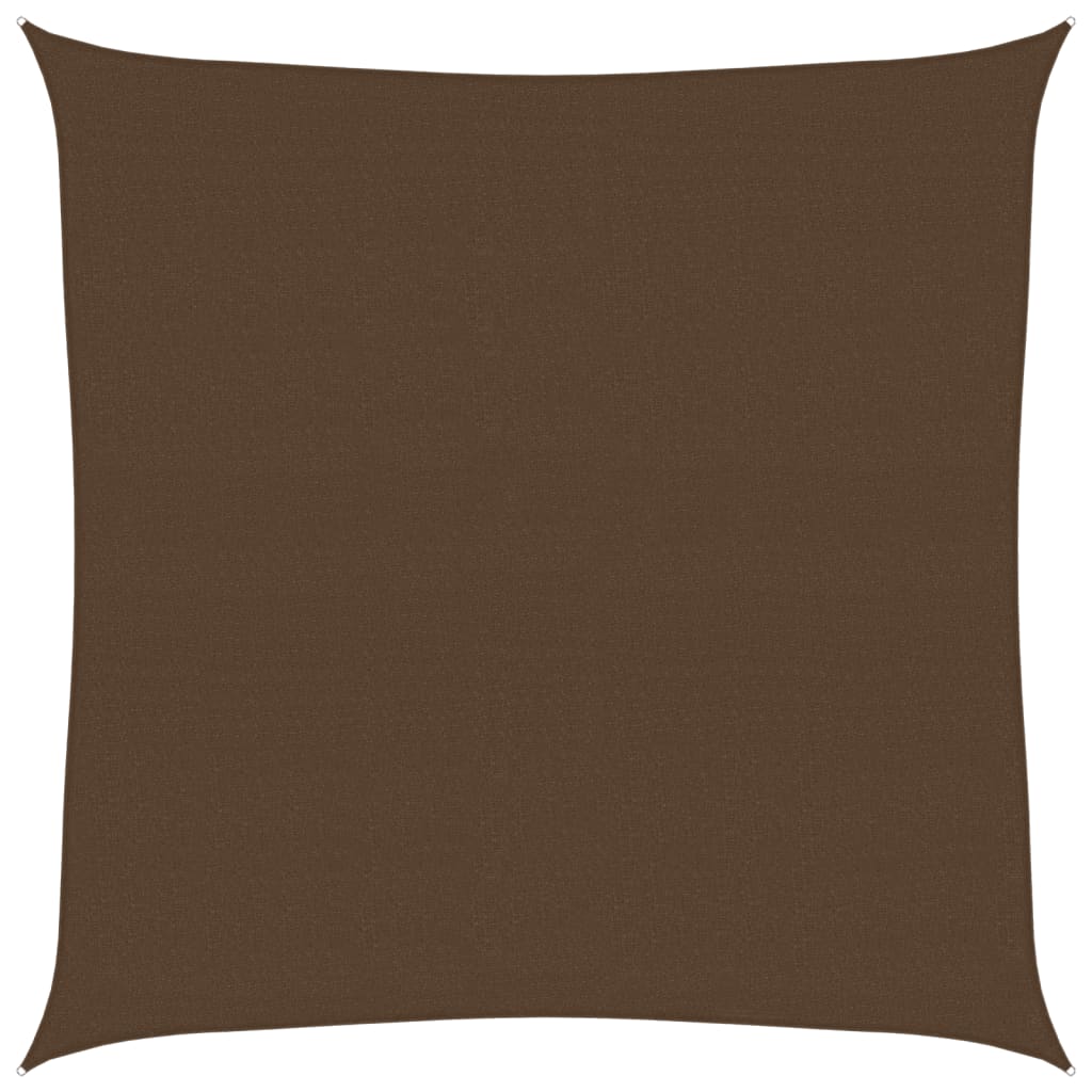 Zonnezeil 160 G/M² Hdpe Bruin 7 x 7 m