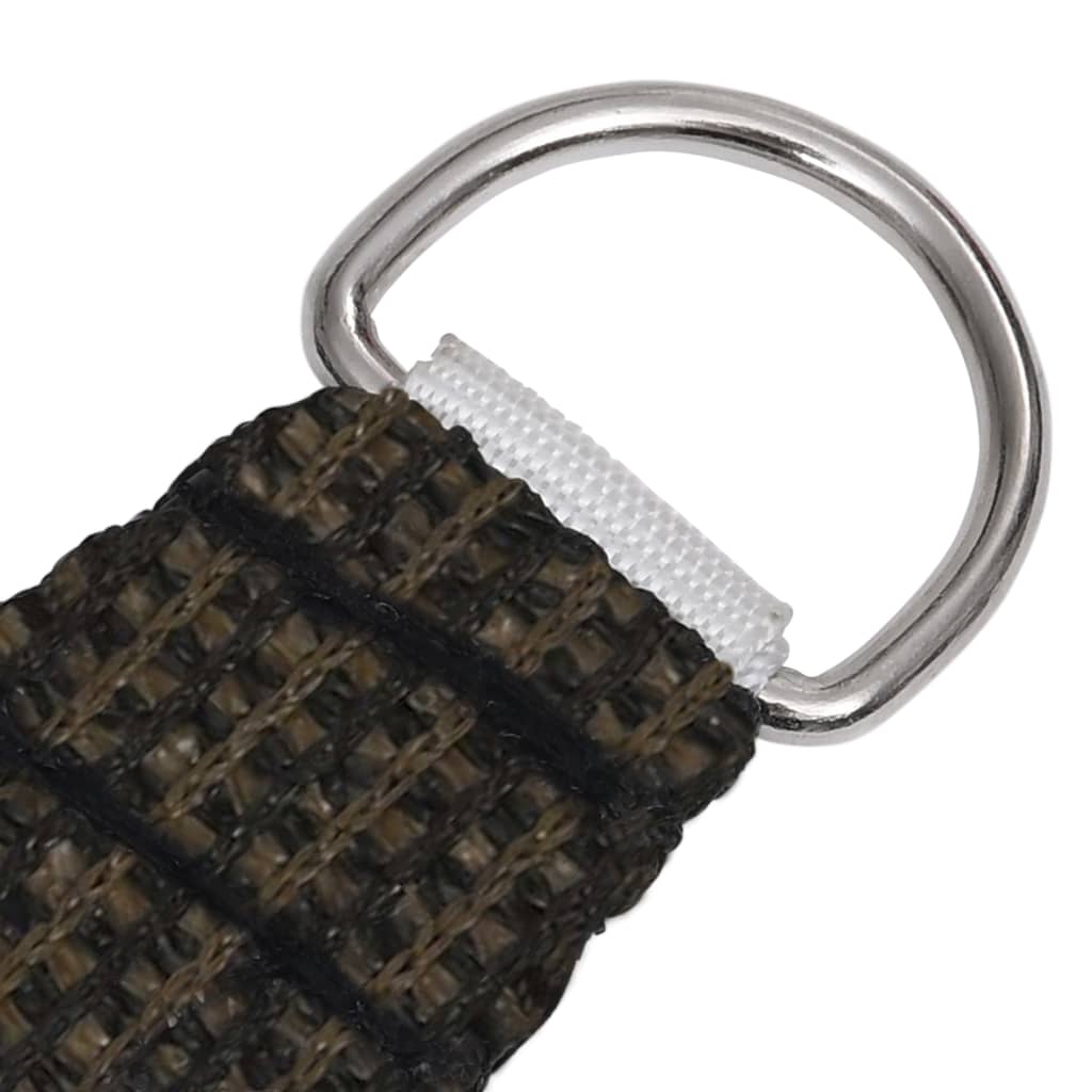 Zonnezeil 160 g/m² 2,5x3 m HDPE bruin