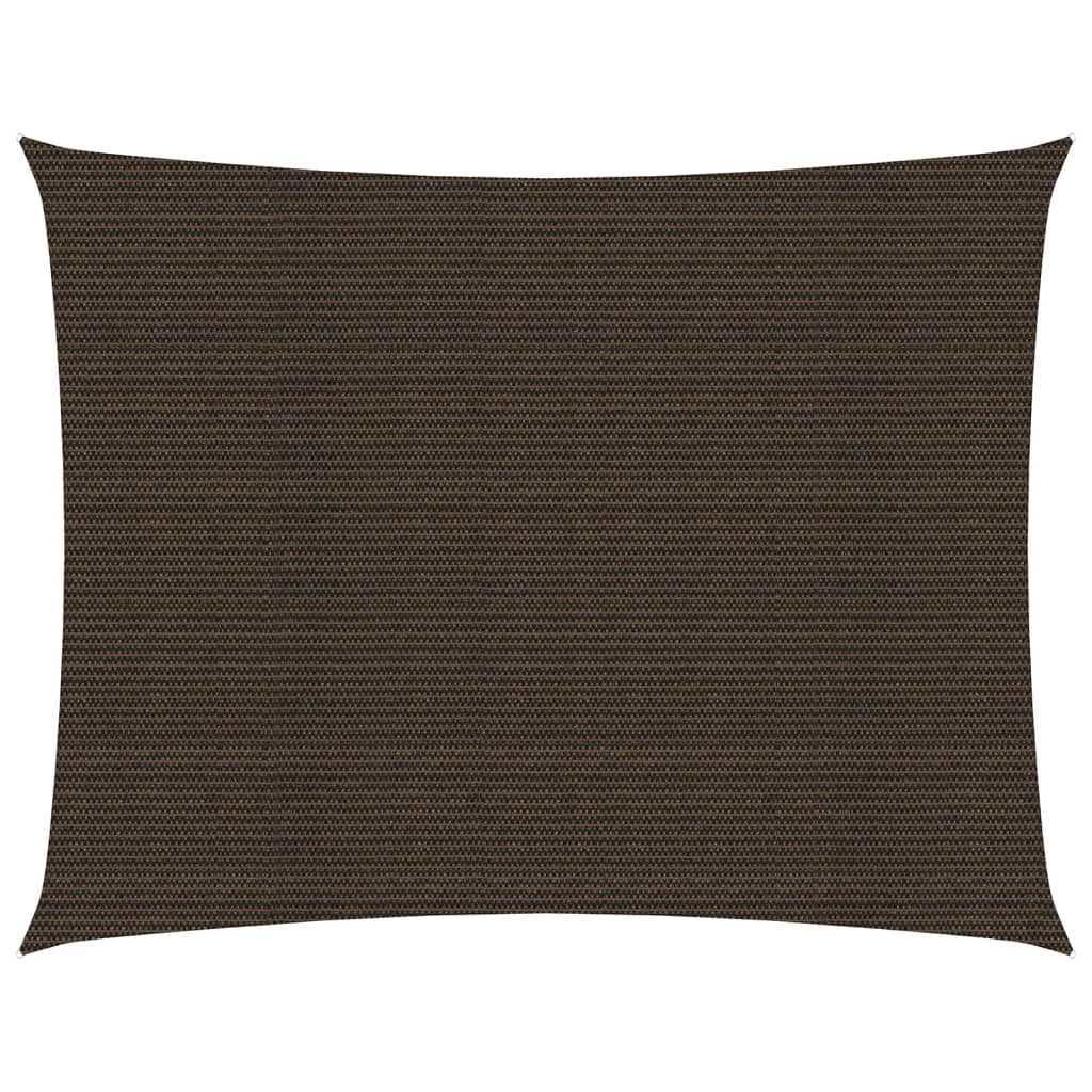 Zonnezeil 160 g/m² 2,5x4,5 m HDPE bruin