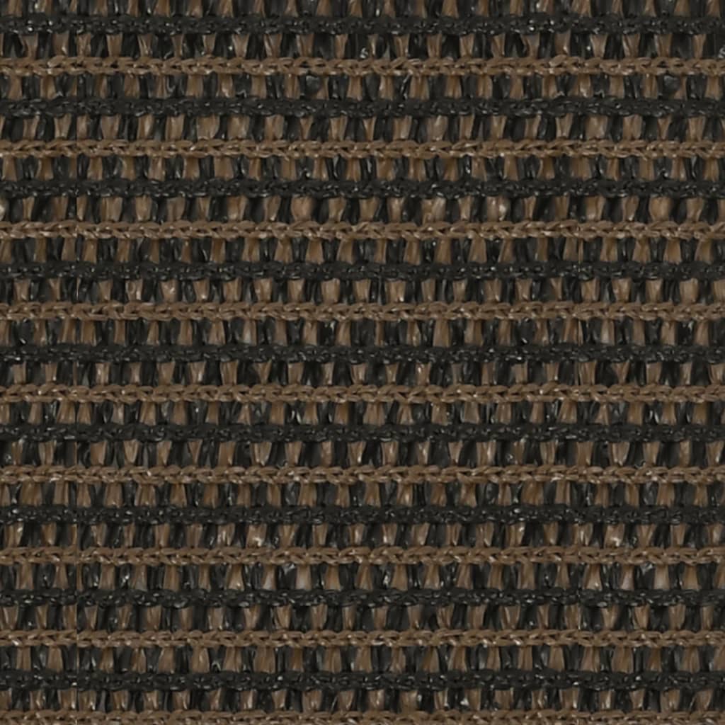 Zonnezeil 160 G/M² 3,5X4,5 M Hdpe Bruin 3.5 x 4.5 m