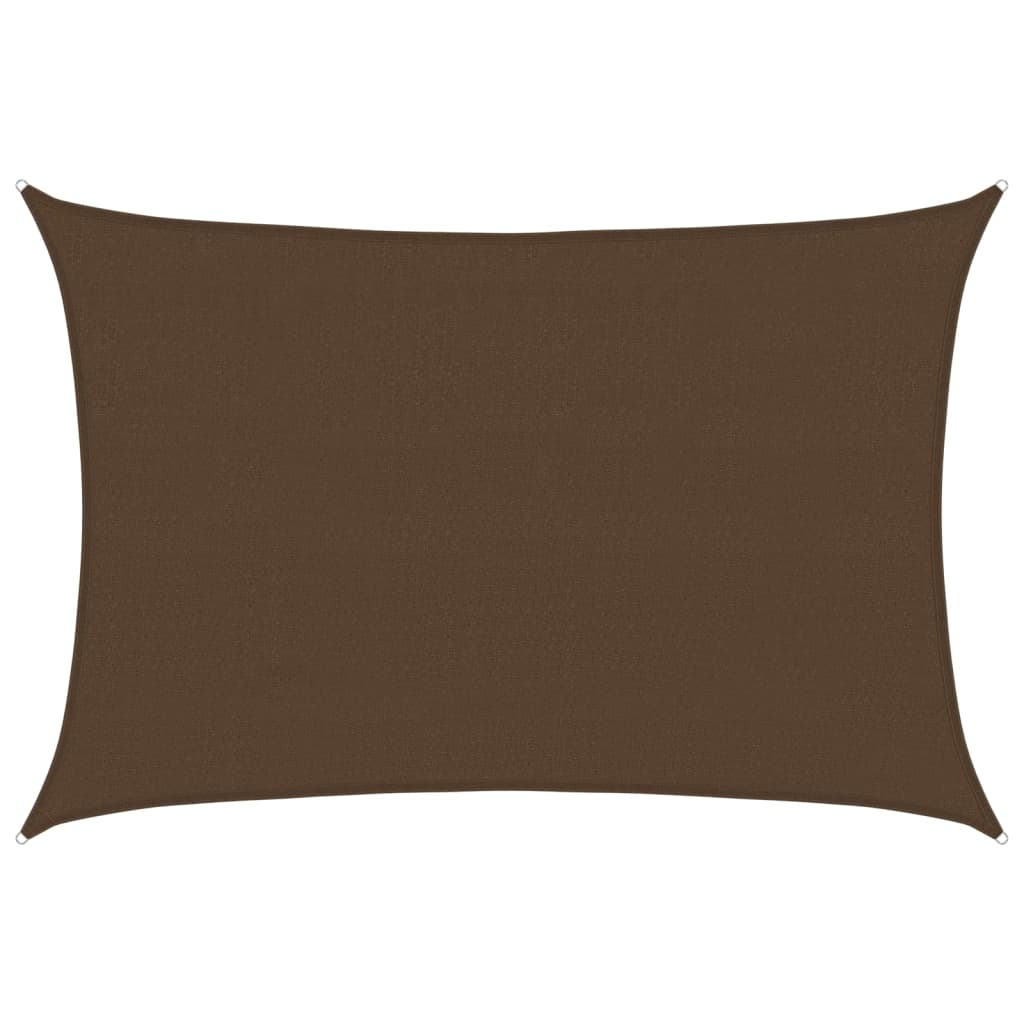 Zonnezeil 160 G/M² Hdpe Bruin 4 x 6 m