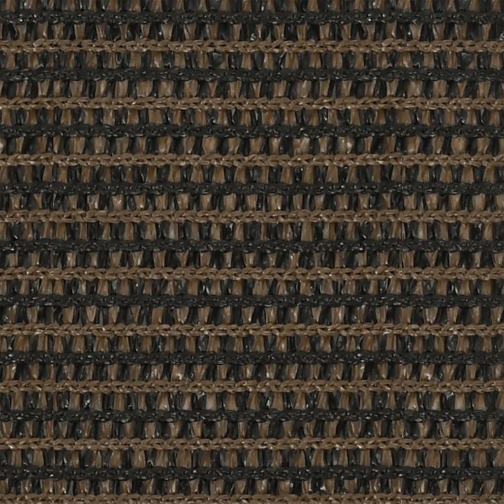 Zonnezeil 160 G/M² 4X4X4 M Hdpe Bruin 4 x 4 x 4 m