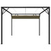 Tuinprieel met uittrekbaar dak 180 g/m² 3x3 m taupe
