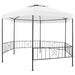 Tuinprieel 180 g/m² 323x275x265 cm wit