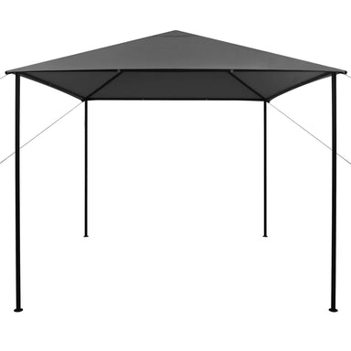 Prieel 180 g/m² 3x3 m stof en staal antraciet