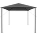 Prieel 180 g/m² 3x3 m stof en staal antraciet