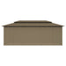 Prieel met gordijnen 180 g/m² 600x298x270 cm taupe