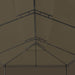 Prieel met gordijnen 180 g/m² 600x298x270 cm taupe