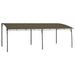 Zonneluifel 6x3x2,55 m taupe