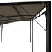 Zonneluifel 6x3x2,55 m taupe