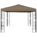 Prieel 3x3 m taupe