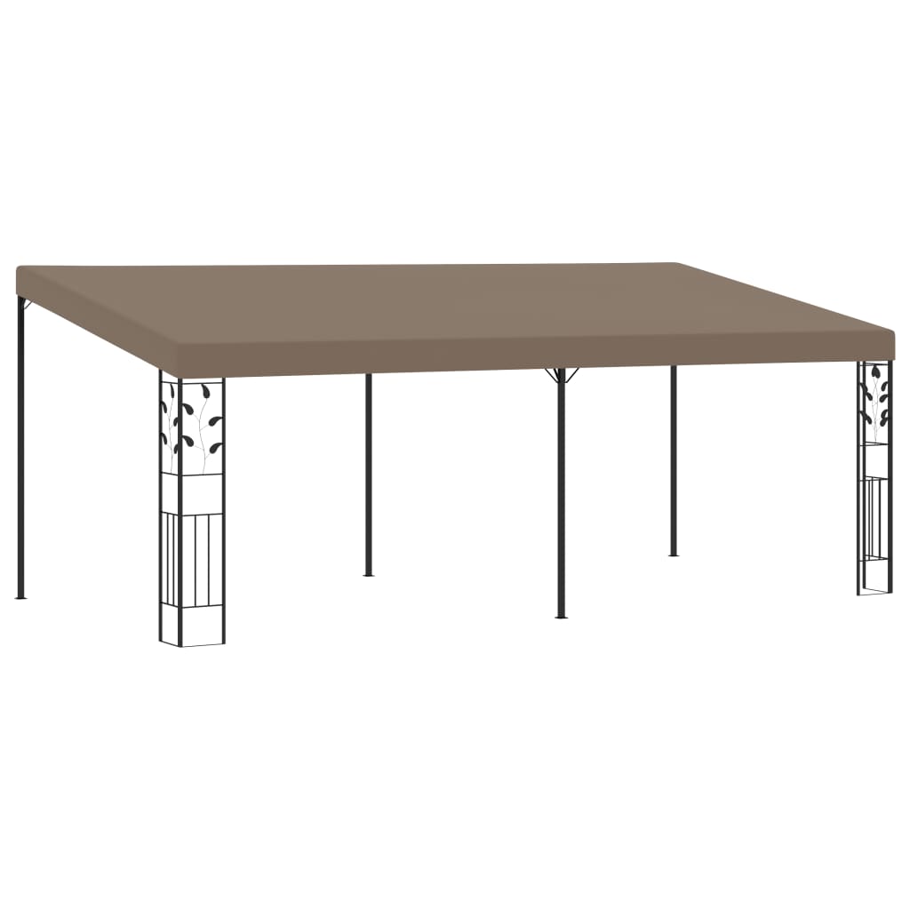 Wandprieel 6x3x2,5 m taupe