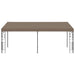 Wandprieel 6x3x2,5 m taupe