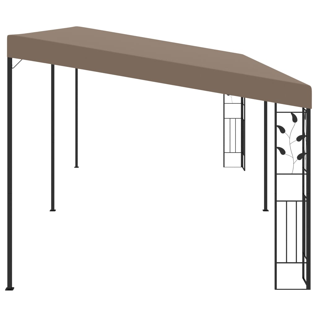 Wandprieel 6x3x2,5 m taupe