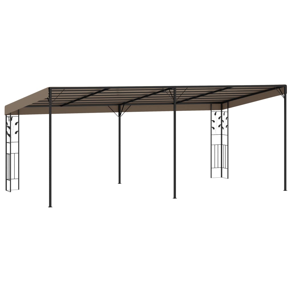 Wandprieel 6x3x2,5 m taupe