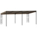 Wandprieel 6x3x2,5 m taupe