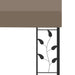 Wandprieel 6x3x2,5 m taupe