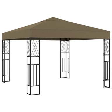 Prieel 3x3 m stof taupe
