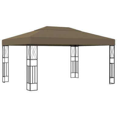 Prieel 3x4 m stof taupe