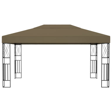 Prieel 3x4 m stof taupe