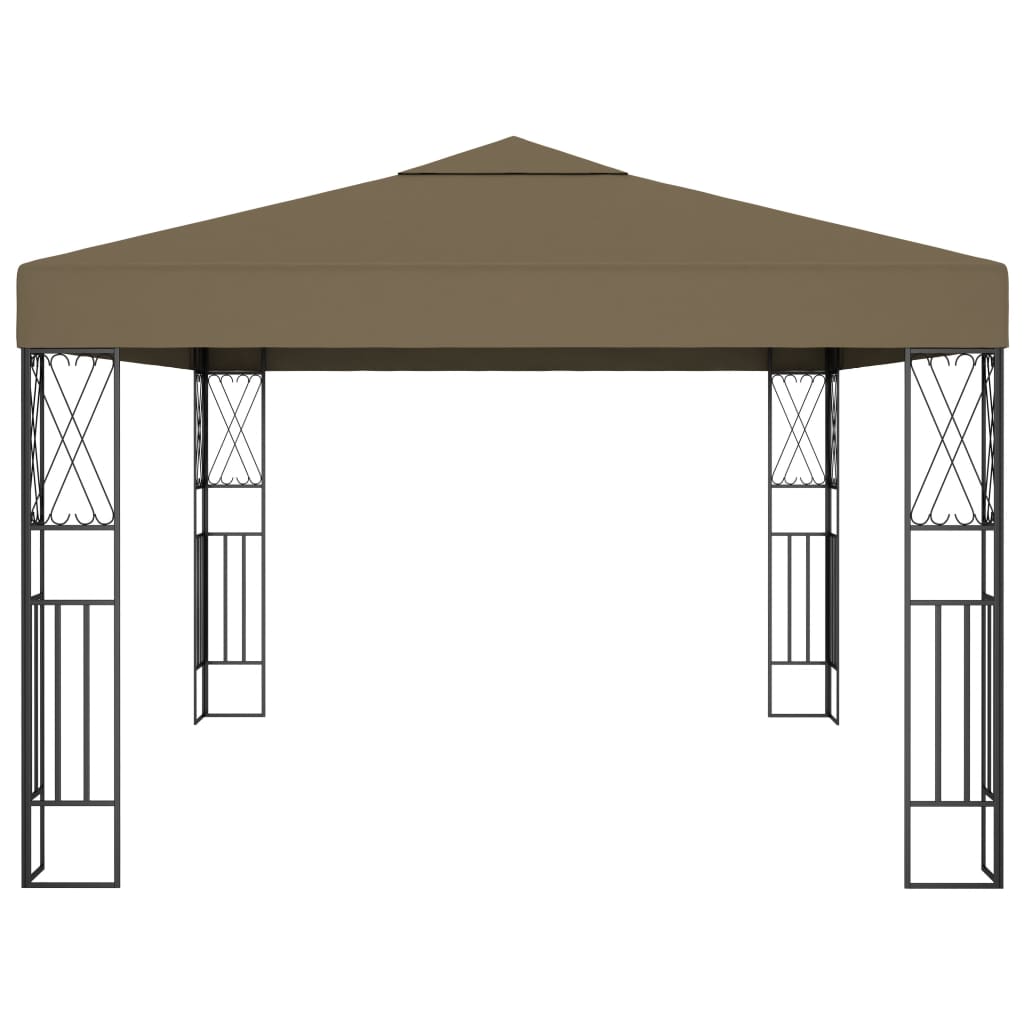 Prieel 3x4 m stof taupe