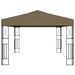 Prieel 3x4 m stof taupe