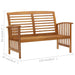Tuinbank 119 Cm Massief Acaciahout Bruin