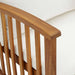 Tuinbank Met Kussens 119 Cm Massief Acaciahout Bruin en wit