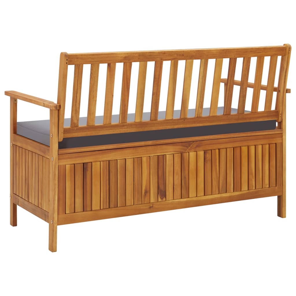 Tuinopbergbank 120 cm massief acaciahout