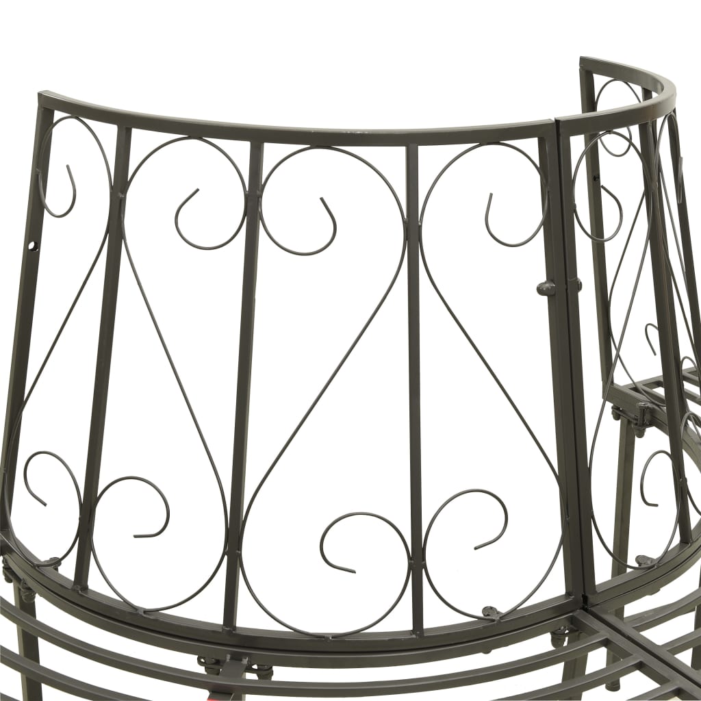 Boombank halfrond 160 cm staal