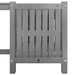 Tuinbank Met 2 Plantenbakken 150 Cm Massief Acaciahout Grijs 150 x 30 x 40 cm