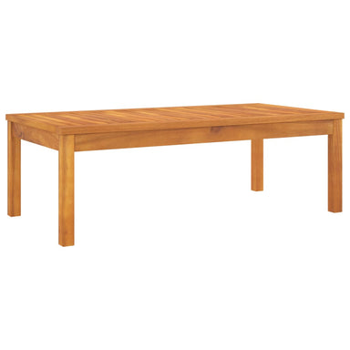 Salontafel 100X50X33 Cm Massief Acaciahout Crème