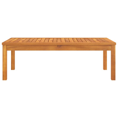 Salontafel 100X50X33 Cm Massief Acaciahout Crème