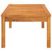Salontafel 100X50X33 Cm Massief Acaciahout Crème