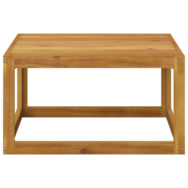 Salontafel 68X68X29 Cm Massief Acaciahout 1 Crème