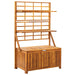 Opbergbox met latwerk 99x55x160 cm massief acaciahout