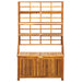 Opbergbox met latwerk 99x55x160 cm massief acaciahout