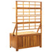 Opbergbox met latwerk 99x55x160 cm massief acaciahout