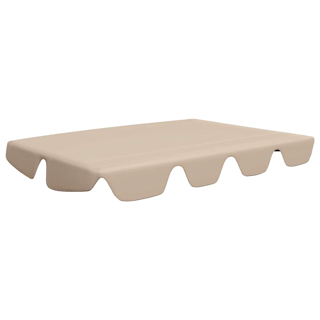 Vervangingsluifel voor schommelbank 150/130x105/70 cm beige