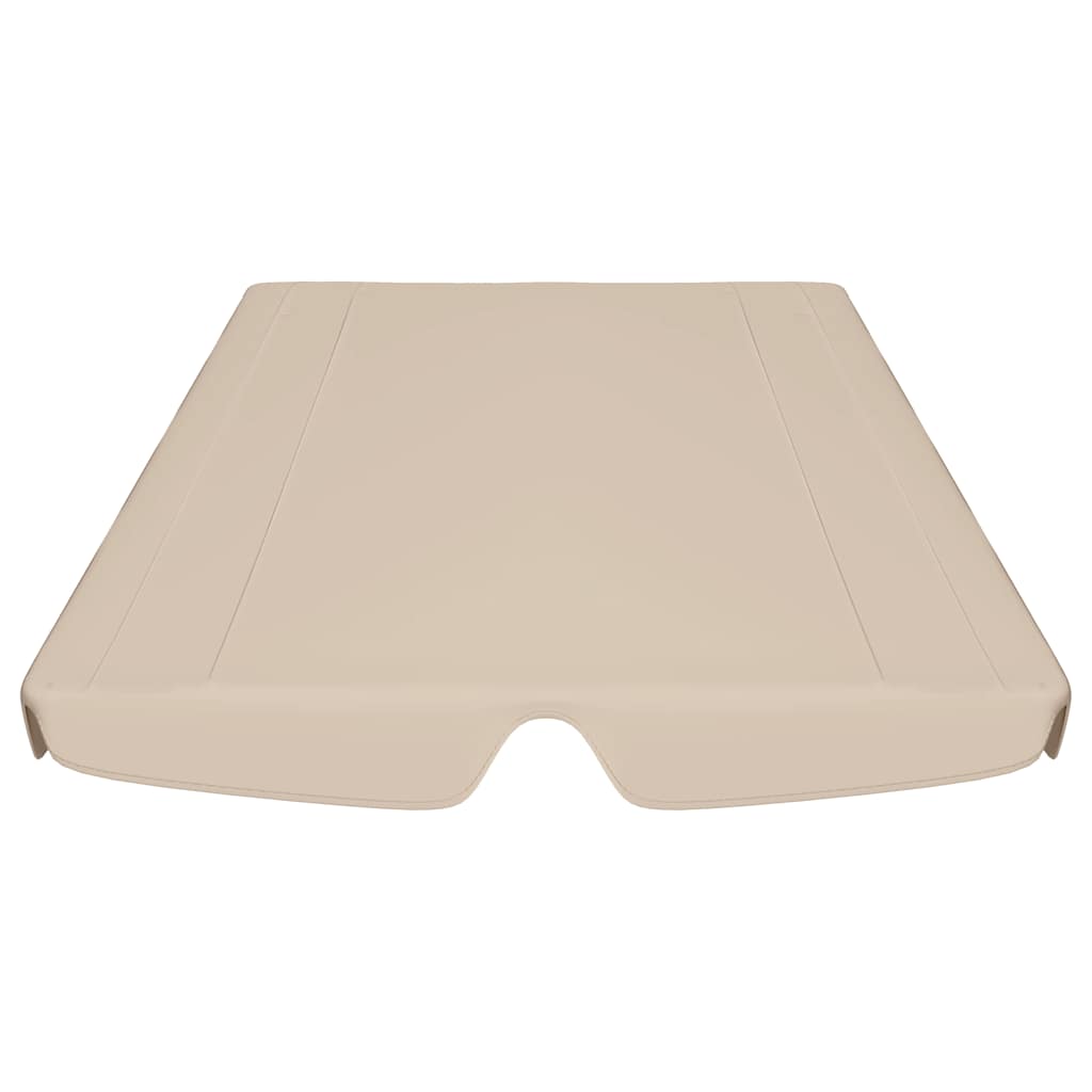 Vervangingsluifel voor schommelbank 150/130x105/70 cm beige