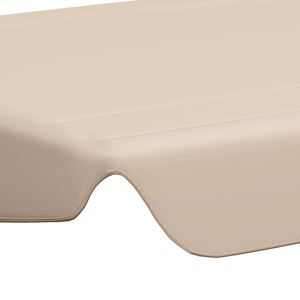 Vervangingsluifel voor schommelbank 150/130x105/70 cm beige
