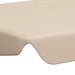 Vervangingsluifel voor schommelbank 150/130x105/70 cm beige